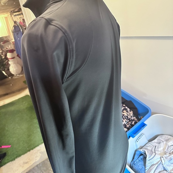 Under Armour Gray Fitted Zippered Long Sleeve Sweater - Picture 5 of 6